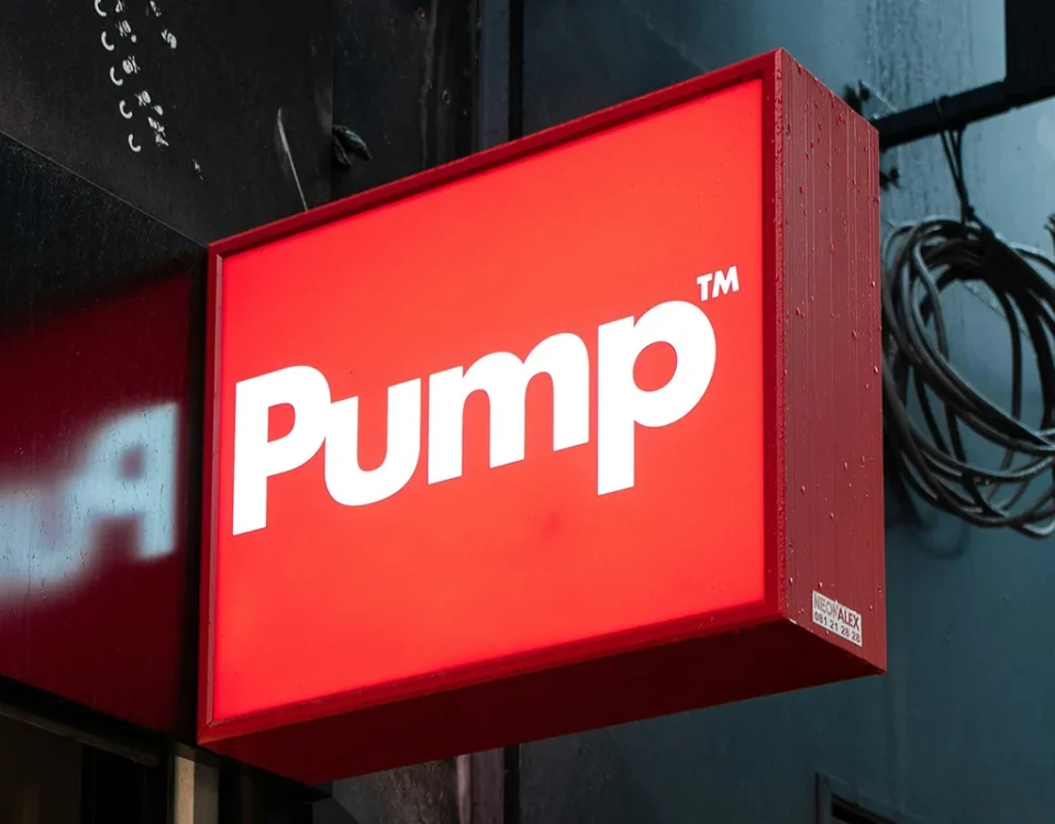 Rótulo impactante para negocio